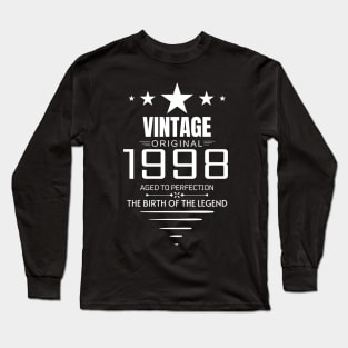 Vintage 1998 - Birthday Gift Long Sleeve T-Shirt